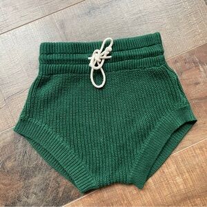 Our Folk Forest Green Knit Short